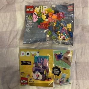 New Unopen Lego Fun snd Funky VIP Add On & Dots Photo Holder Cube